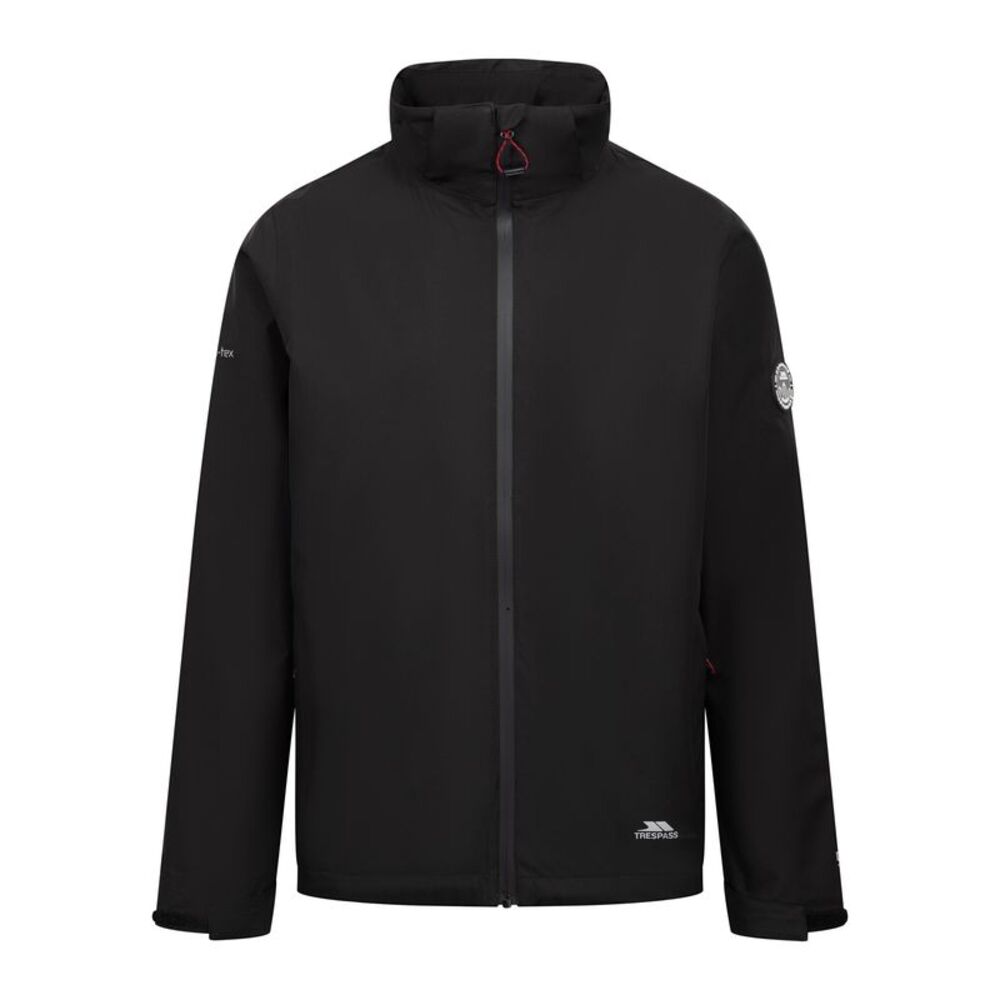 Trespass Mens Westford Waterproof Jacket / Black
